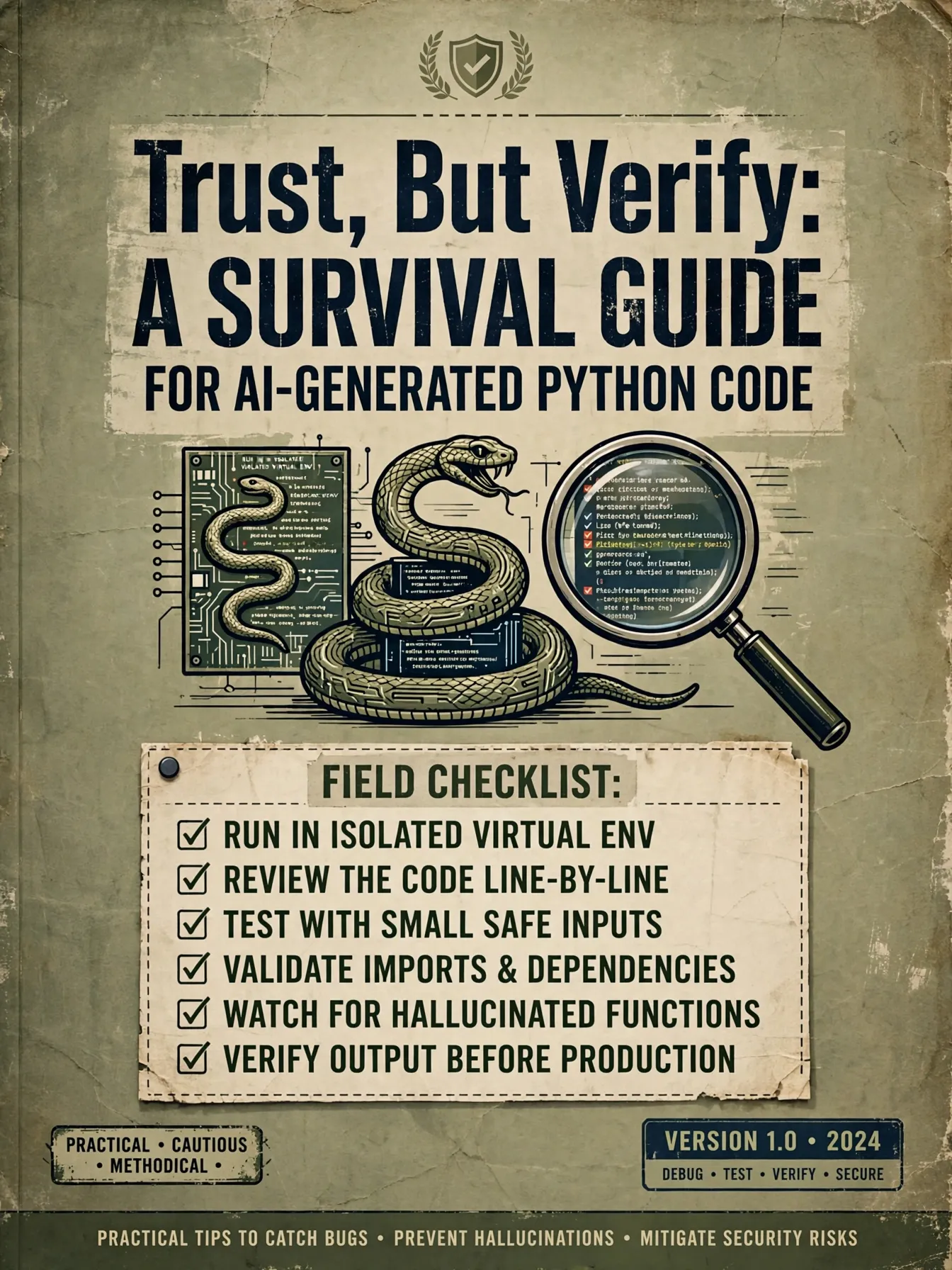 Trust, But Verify: A Survival Guide for AI-Generated Python Code Trust, But Verify: A Survival Guide for AI-Generated Python Code